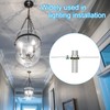 PATIKIL 4" Light Crossbar Kit, 4 Set Universal Light Fixture