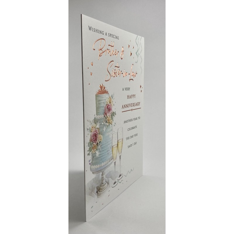 Wishing a Special Brother and Sister in law ANNIVERSARY -