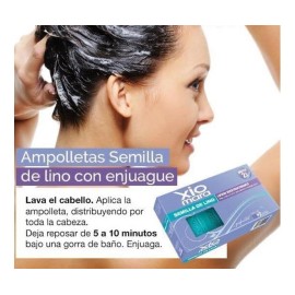 Xiomara Ampolletas Caja Semilla De Lino Reestructurante 10ml