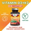 Vitamin D3 K2 2000 IU Plus with K2 (MK-7) 75