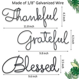 KRSHEMDE Letreros de decoración de pared con letras de metal para decoración de pared del hogar, decoración rústica (12 x 4 pulgadas)