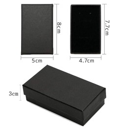 Jie Du ギフトボックス 箱 ラッピング ラッピングボックス ギフト パッケージ アクセサリー30個セット 黒