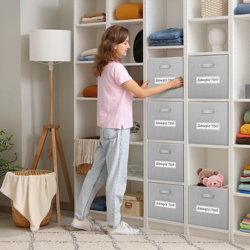 artsdi 11x11 storage cube bins (Set of 10) Foldable Fabric