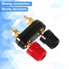 JUZITAO 10PCS 4mm Banana Binding Post Dual 2-Way 4MM Banana