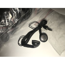 LowCostEarbuds.com Bulk Wholesale Lot of 100 Black 3.5mm in Ear Earbuds/Headphones/Earphones Great for Schools, Libraries, Hospitals, Kids etc.