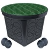 StormDrain FSD-3017 20-in. Large Round Catch Basin with Green Grate