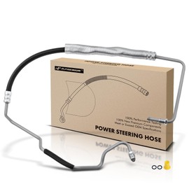 A-Premium Power Steering Pressure Hose Line Assembly Compatible with Buick LaCrosse/Allure 2005-2009 & Pontiac Grand Prix 2004-2008, 3.8L, Pump To Rack/Gear