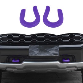 RT-TCZ Tow Hook Covers Bumper Tow Hook Covers Rubber Protector Cover Exterior Accessories for Chevy Silverado 1500 2014-2024,for GMC-Sierra 2014-2024 (Purple)