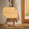 Mayjoy Bamboo Lap Desk with Storage, Cover Removable Lap Desk