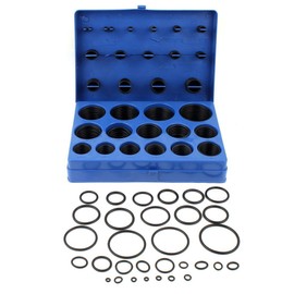 DollaTek 382PCS Assorted NBR O-Ring Set 30 Sizes Nitrile Rubber O-Rings - Blue, for Professional Plumbing, Air, Gas, Automotive, Plumber, Repairs