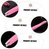 FOMIYES 4pcs Eyebrow Tweezers Stainless Steel Diagonal Tweezers Comb for