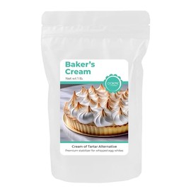 O'Creme Baker's Cream - Cream-of-Tartar Alternative - Premium Leavening Agent for Baked Goods and Stabilizer for Whipped Egg Whites - 1 Pound
