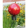 Achla Designs G12-RD-C Gazing, Red 12 inch Glass Garden Globe