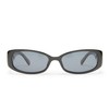 Le Specs Starlight Sunglasses - Black, Rectangle, Unisex, Contempory 90s