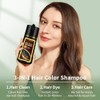 Champ Tinte para Cabello 3 En 1 para Cabello Gris,