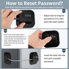 Refrigerator Lock, Heavy Duty Fridge Lock,Child Proof Cabinet Locks,Easy Install,Combination
