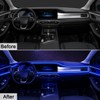 EL Wire Interior Car LED Strip Lights, 16.5FT USB Neon
