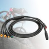 Bicycle Cable, Waterproof 1 for 5 Integrated Bicycle Cable with