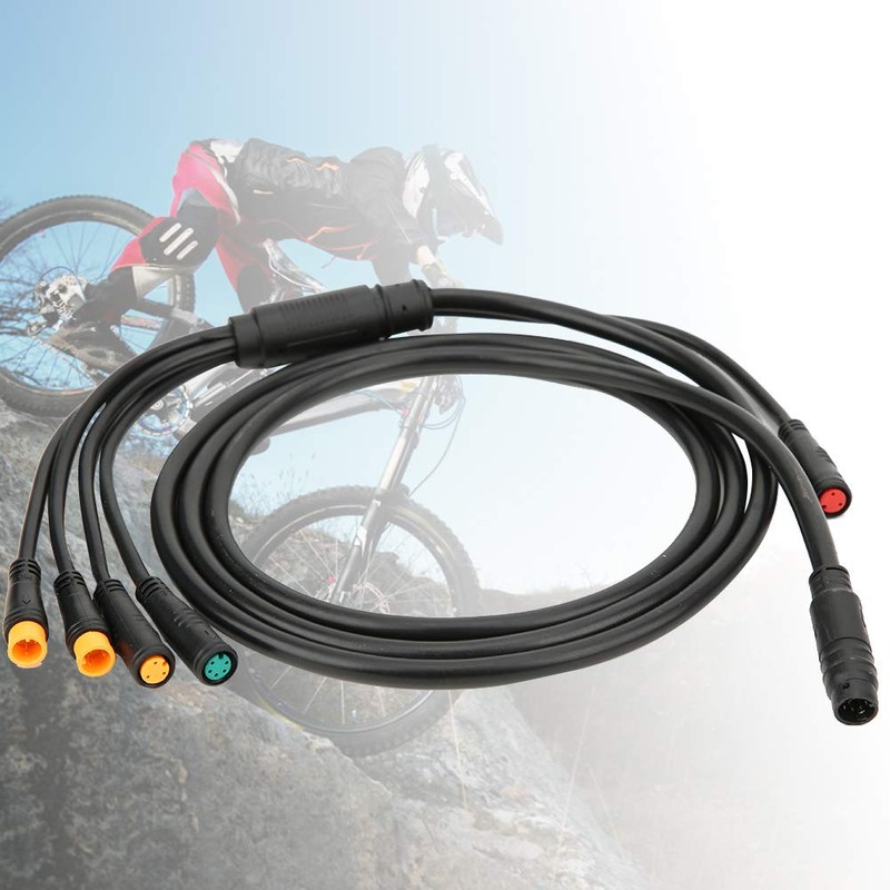 Bicycle Cable, Waterproof 1 for 5 Integrated Bicycle Cable with