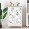 HAOKHOME Floral Shelf Liner and Cabinet Liner, Self-Adhesive Drawer Liners,