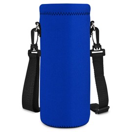 AUPET Water Bottle Carrier,Insulated Neoprene Water bottle Holder Bag Case Pouch Cover 1000ML or 750ML,Adjustable Shoulder Strap, Great for Stainless Steel and Plastic Bottles