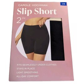 Carole Hochman Women's L 2 Pack Slip Shorts