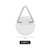 GVSAVY 50pcs Round Hooks, Wall Mount Hooks, Plastic Hooks, Vertical