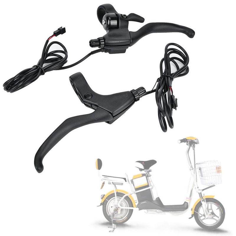 Brake Lever Lightweight Electric Bicycle Brake with Bell Aluminium Alloy