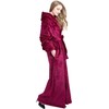 FindDress Women's Plush Robe Extra Long Robe with Pockets Thicken