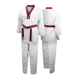 Puma Taekwondo Uniform, Poom Uniform, Korea Taekwondo Association (KTA), 150 or less / 푸마 태권도복 품 도복 대한태권도협회 KTA 150이하
