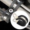 ZUDKSUY 50Pcs 304 Stainless Steel Cable Clamps, 3/8 inch Hose