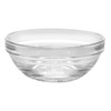 Duralex Made In France Lys 3-1/2-Inch Stackable Clear Glass Bowl,
