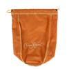 Orange Crown Royal Bag w/Drawstring - Perfect for Storage Gift