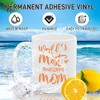 iImagine Vinyl 12'' x 42Ft Glossy Orange Permanent Vinyl Roll