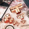 uxcell 1 Pcs 1 inch Tee Copper Fitting Tee Shaped