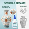 Waterproof Ceramic Glue 60g, Tile Clear Glue for Porcelain and