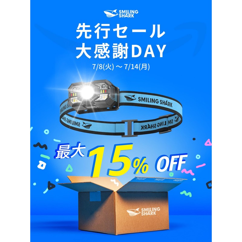 Smiling Shark LED Headlight TD-0168