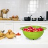 2 Plastic Colander – BPA-Free Kitchen Sieve with Handles for