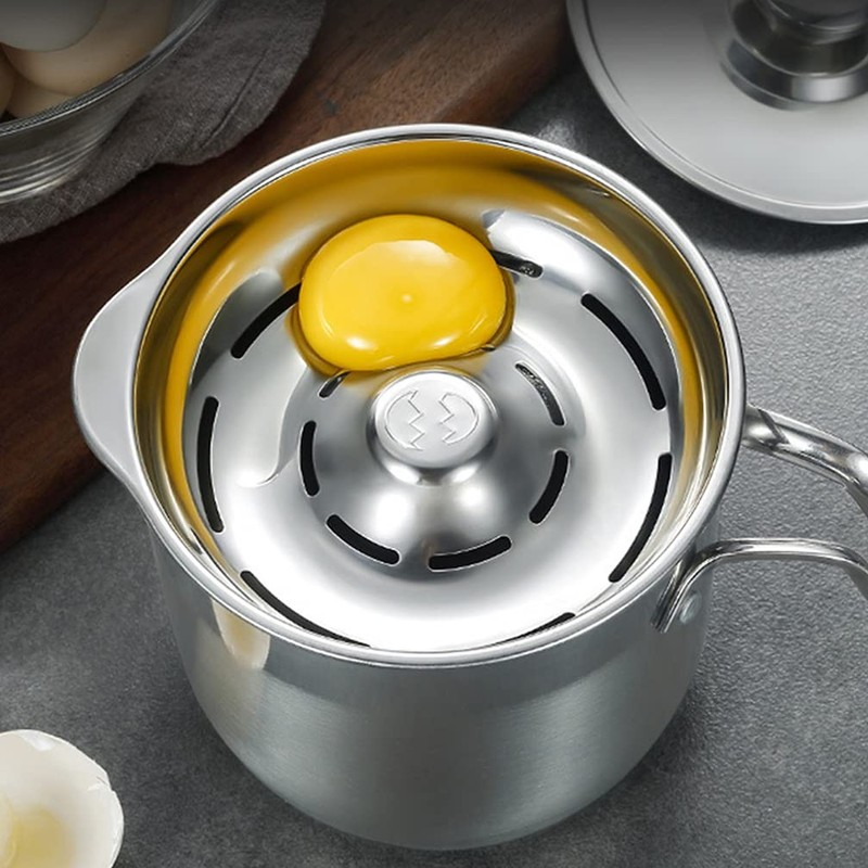 Angoily Egg Separator - Stainless Steel Egg Yolk White Separator