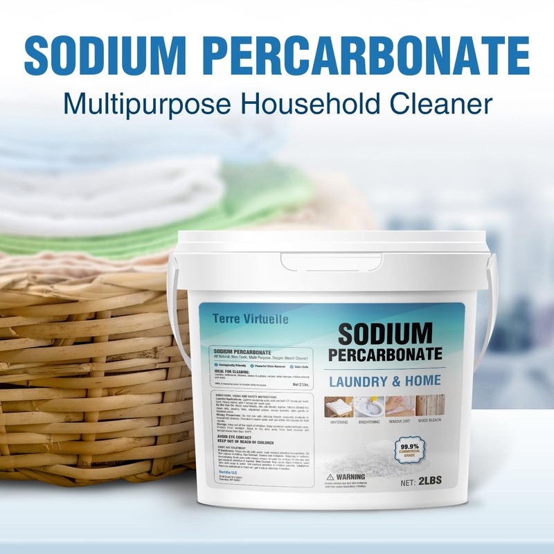 Sodium Percarbonate – Oxygen Bleach Powder & Laundry Booster –