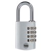 Yale - YE3CB/38/131/1/S Standardsicherheit 38 mm Aluminium -Kombination Vorhängeschlos