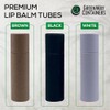 Tubos de bálsamo labial de papel Kraft de 8.5g /