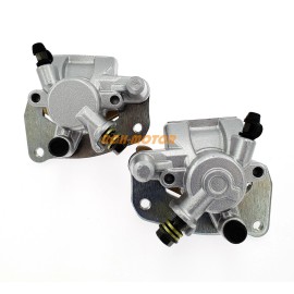 R&C SUZUKI FRONT BRAKE CALIPER SET FOR KING QUAD 700 LT-A700X WITH PADS LEFT RIGHT