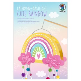 Ursus 18810099F Lantern Craft Set, Cute Rainbow, Approx. 21.8 x 31 x 10.3 cm, Medium