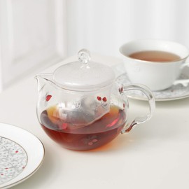 Afternoon Tea Living GU53 Strawberry Heat-resistant Teapot, Parallel, Clear