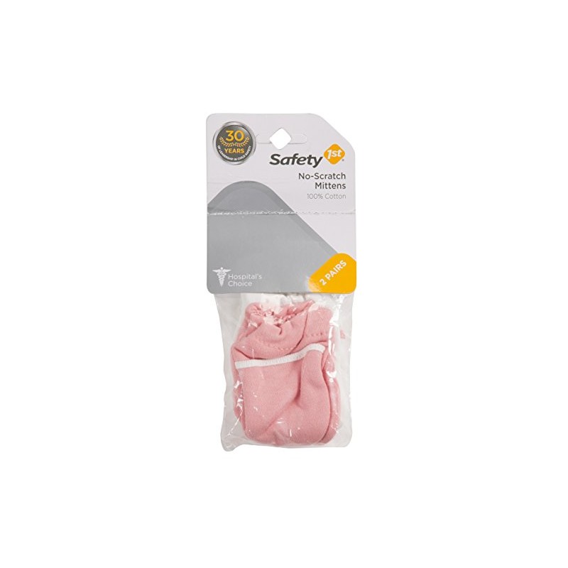 Safety 1st No Scratch Mittens, Pink