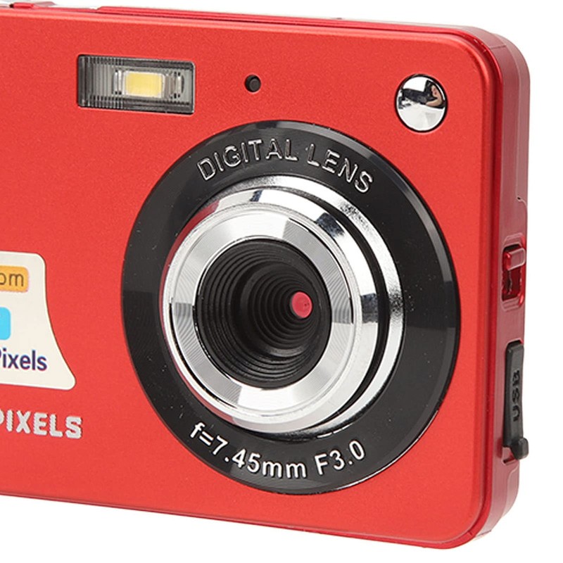 4K Digital Camera, 48MP 8x Zoom Compact Camera with 2.7