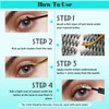 Cluster Eyelash Extensions, DIY Eyelash Extensions, 280 Pieces, Left &