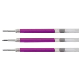 Pentel Pack of 3 Refills for LR7 Energel Liquid Roller Tip Pen 0.7 mm, Line 0.35 mm, Pink