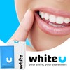 WhiteU Teeth Whitening Strips – 14 Strips – Peroxide-Free, Enamel-Safe,